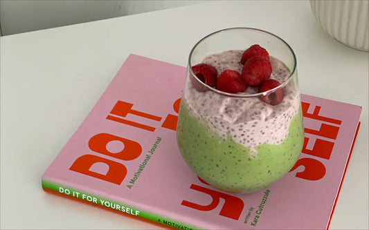 Magic Matcha Strawberry Chia Pudding Recipe